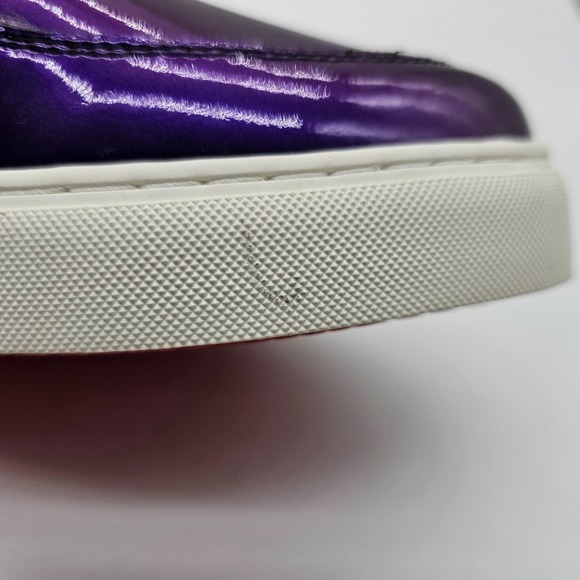 Mens Encore Sneakers by Aurelio Garcia Metallic Purple Size 8 main image 11